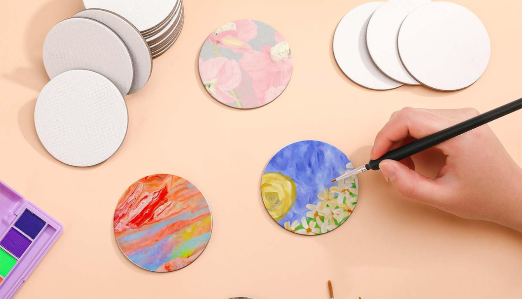 Magnet Painting with Milk Tea 🧋