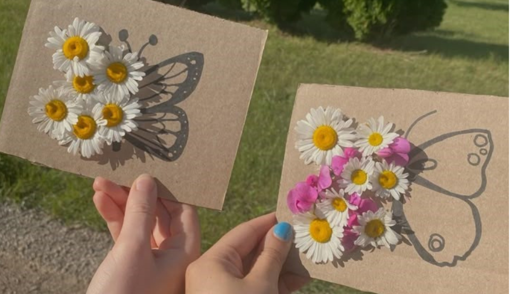 Cardboard Flower Bouquet