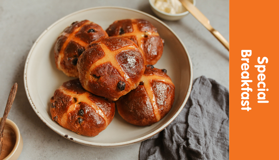 Special Breakfast Hot Cross Buns