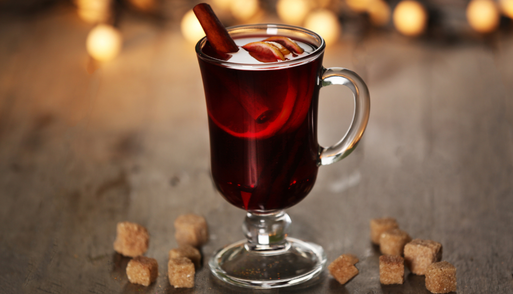 Taiga dessert and non-alcohol mulled wine evening